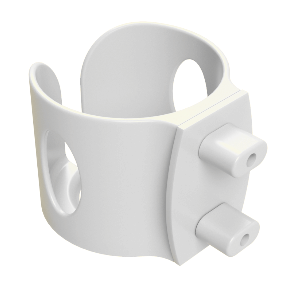 Guinea Pig & Rabbit Water Bottle Holder - Bright White