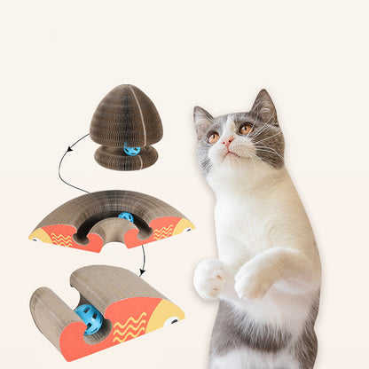 Magic Organ Foldable Cat Scratch Board Toy